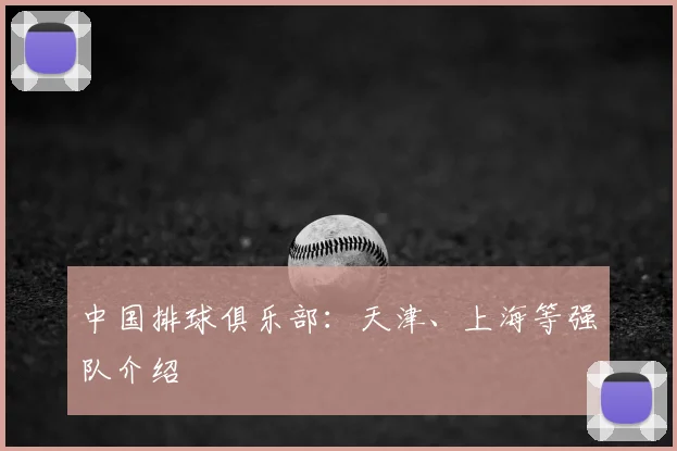 中国排球俱乐部：天津、上海等强队介绍
